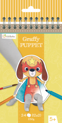 Graffy Puppet animaux super héros Avenue mandarine
