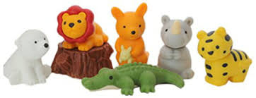 Set de gommes Safari Iwako