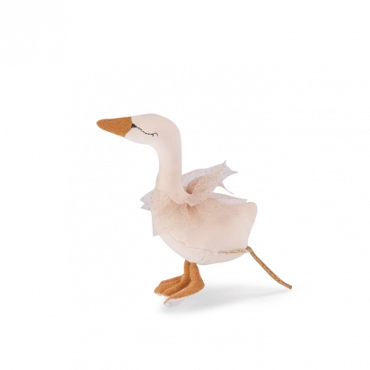 Cygne hochet crème La petite école de danse Moulin roty