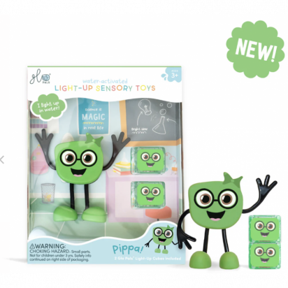 Glo Pal personnage PIPPA vert pour le bain