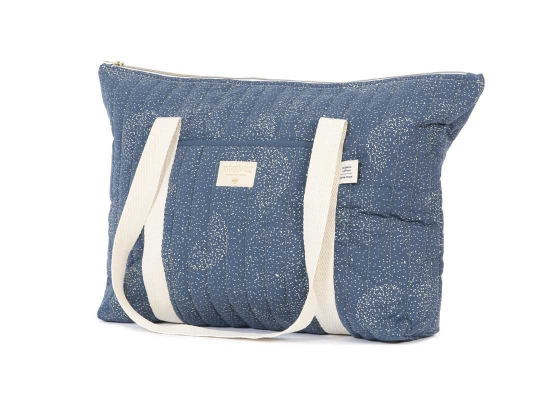 Sac de maternité sac à langer - Gold bubble/night blue - Nobodinoz