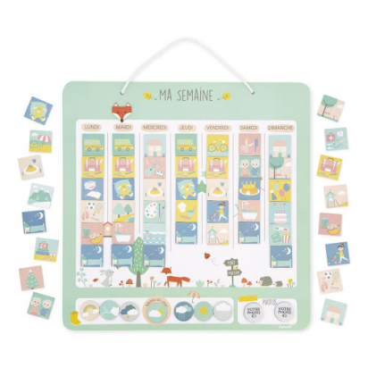 Calendrier de ma semaine Semainier Janod