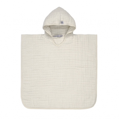 Poncho en gaze de coton Milky Lassig