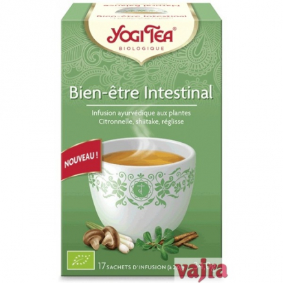 Infusion ayurvédique aux plantes Bien-être intestinal Yogi Tea