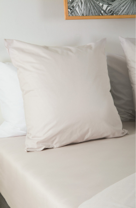 Taie Coton BIO 60x60 Naturel Kadolis