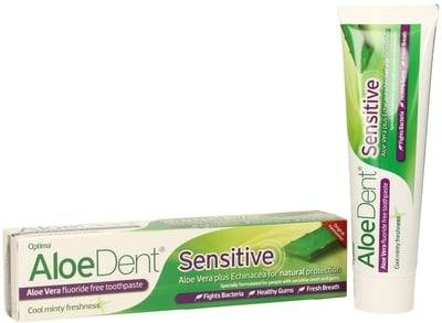 Dentifrice à l'aloé vera Dents sensibles Aloedent