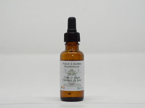 Huile à barbe Cèdre et Sauge Les savons de la Couronne