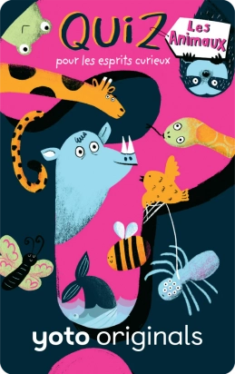 Quiz pour les esprits curieux : Les animaux carte pour Yoto