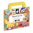 Magnéti’Puzzle Dino 24 pièces – Puzzle magnétique nomade dès 3 ans – Janod