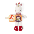 Peluche phosphorescente et livre en tissu Lena la licorne Lilliputiens