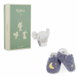 Coffret chaussons et bracelet sonores éléphant Kaloo
