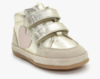 Chaussures Aubépine cœur Premiers pas  Or Rose pointure 19 Benjie