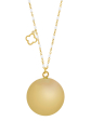 Collier Bola de grossesse Fin Gold Blanc Proud Mama