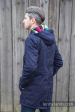 Manteau de portage/grossesse - Navy blue/diamond plaid  Lennylamb