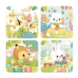 4 Puzzles évolutifs – Puzzles premiers jeux PURE 6-9-12-16 pièces JANOD