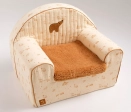 Fauteuil club enfant en gaze de coton et sherpa - ORSINO Sauthon