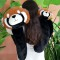 Peluche lestée Panda roux Podcoll 50 cm – Histoire d'Ours