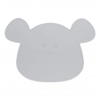 Set de table en silicone - Little Chums Souris Gris - Lassig