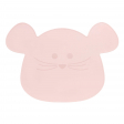 Set de table en silicone - Little Chums Souris rose - Lassig