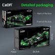 CADA - Voitures 1:24 KICK Sauber F1 Team C44 C55032W 314 pieces Compatible Lego