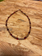 Collier de Noisetier- Rouge cerise - Avellana