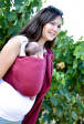 Porte-bébé RING SLING MARU GRENAT