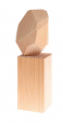 Pierre précieuse en bois naturel socle - Grimm's
