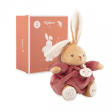Peluche musicale lapin Patapouf Bordeaux - 17 cm Kaloo