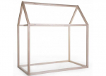 Lit cabane selon Montessori - Petite maison naturel - 70x140 - Childhome