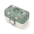 Bento Tresor vert Raccoon Monbento