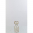 Petit Chat Assis Porcelaine Beige Jolipa