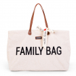 Family bag sac à langer Teddy écru Childhome