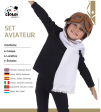 Ptit Clown déguisement kit pilote enfant taille unique costume enfant