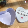 Boite en Métal Coeur Ma reine du coeur c'est ma MARRAINE Les bambetises