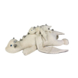 Peluche NEMU Dragon d’Argent 20 cm (porte-clés peluche taille S) ultra douce apaisante – Wushu