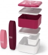 MB Square graphic Magnolia - Le bento carré Made in France Monbento