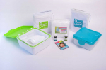 Coton blanc - Lingettes lavables Kit tout-en-un - Lavande camomille - Cheeky wipes