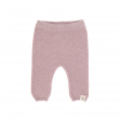 Pantalon tricoté coton bio et soie Garden Explorer Rose clair Lassig