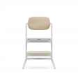 Chaise haute en bois et blanc Sand White white - Lemo - Cybex