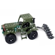 Kit de construction en métal 3D Tracteur, CHP0078, 29 x 12,8 x 12 cm Mecano