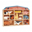 Animaux de la ferme en bois Tender Leaf Toys