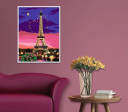 Peinture par numero Paris illuminé