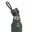 Gourde à double paroi en acier inoxydable 500 ml - BOLD, vert olive foncée Lassig