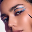 Pack 3 Eyeliners Pailletés: Bleu Électrique, Or Métallique et Violet – 3 couleurs scintillantes SI Si la Paillette
