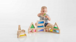 Cubes sensoriels en bois rainbow - 16 pièces - TicKit