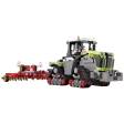 CADA - CLAAS XERION 5000 TRAC TS C65012W 1332 pièces 1:32 Compatible Lego