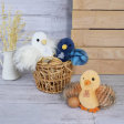Peluche poussin Bleu - 15 cm Histoire d'ours