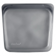 Sac réutilisable en silicone Black on grey - Medium - Stasher