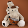 Peluche Hippopotame HELLO BROOK 38 cm Histoire d'ours