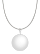Collier Bola de grossesse rond gris Sofie Proud Mama
